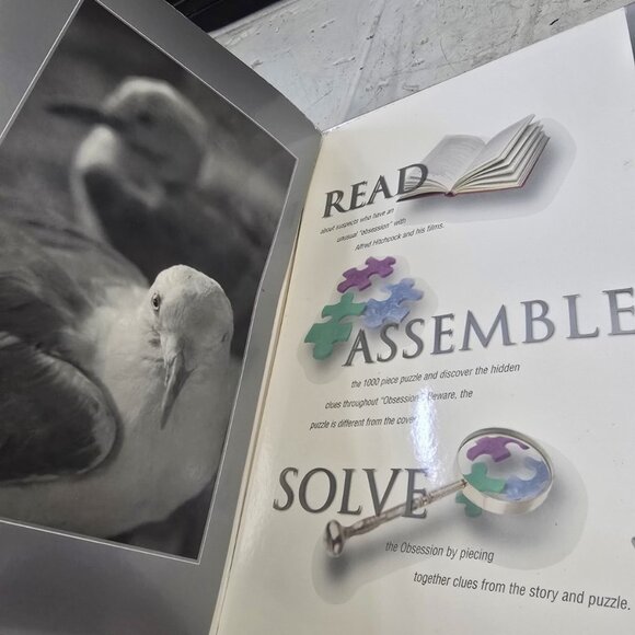 Bepuzzled Classics Alfred Hitchcock “Story” Mystery Jigsaw Puzzle, 1000 pcs Open - Picture 3 of 7